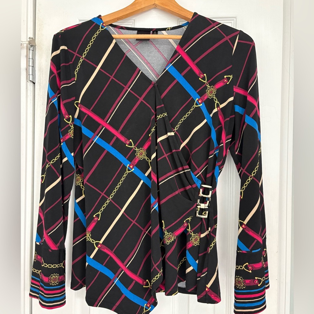 Rafaella Multicolor Geometric Top